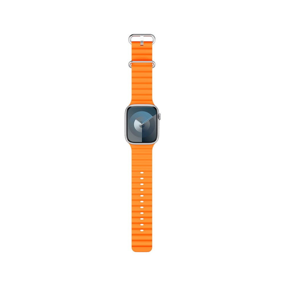 Apple Watch (38/40/SE/41/42mm) Epico Ocean Silikon Armband - Orange