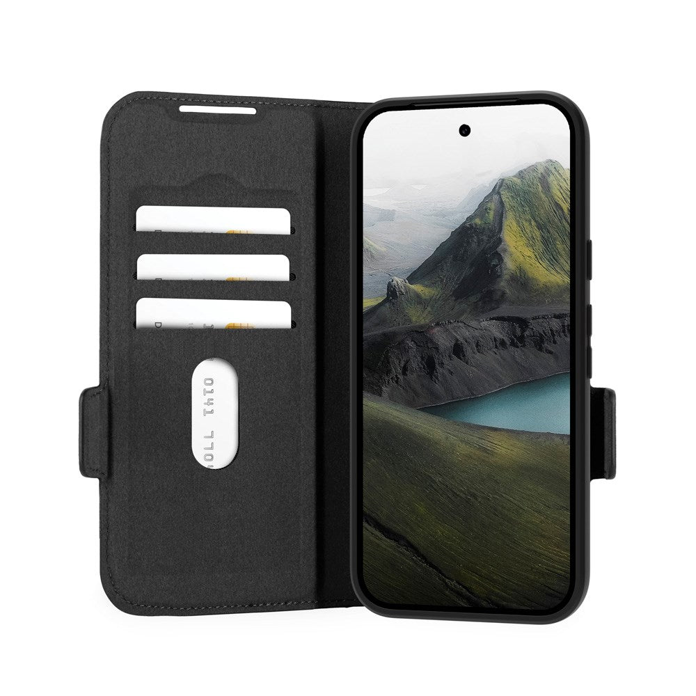 Google Pixel 9a dbramante1928 Oslo Pro Slim Återvunnen Plast Fodral med Korthållare - Svart