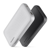 Aukey Sprint 10 000mAh Powerbank med 15W & 1 x USB-C & 1 x USB-A - Mörkgrå