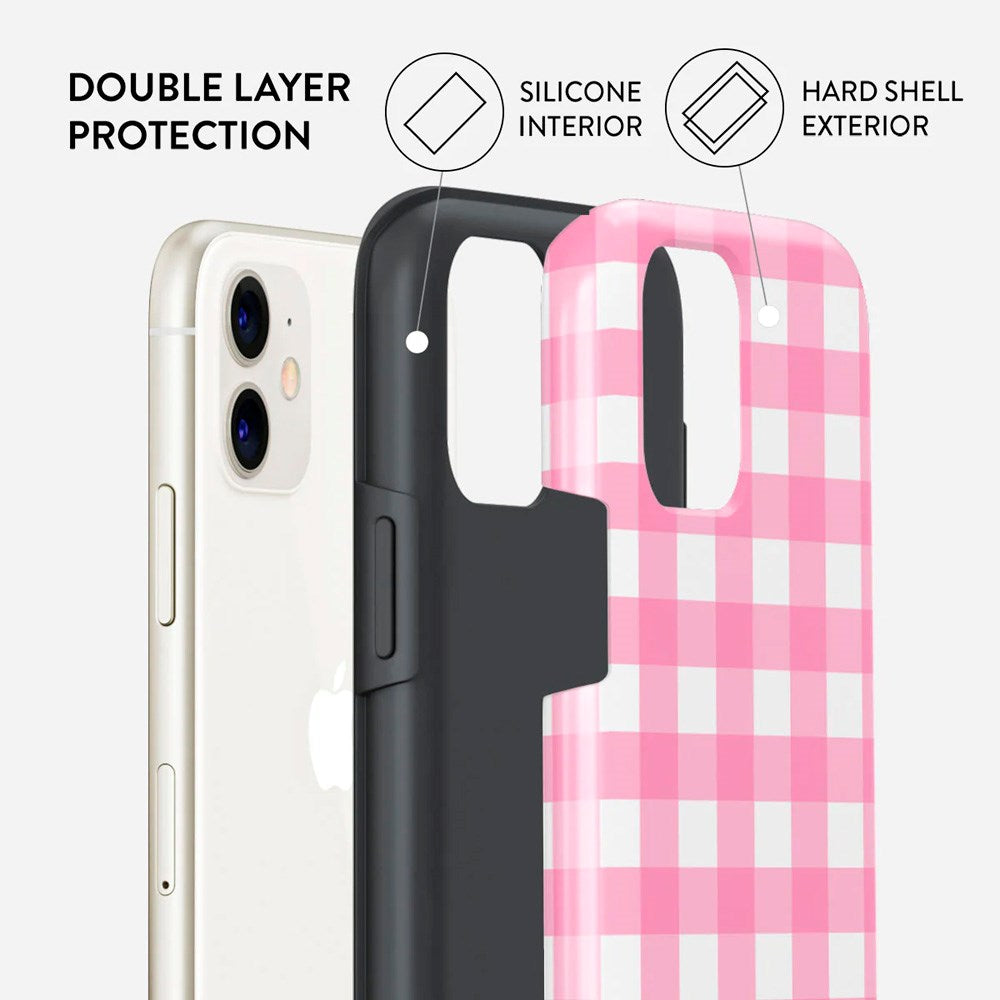 iPhone 11 Burga Tough Fashion Skal - Think Pink