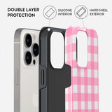 iPhone 13 Pro Burga Tough Fashion Skal - Thin Pink