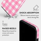 iPhone 14 Pro Burga Tough Fashion Skal - Think Pink