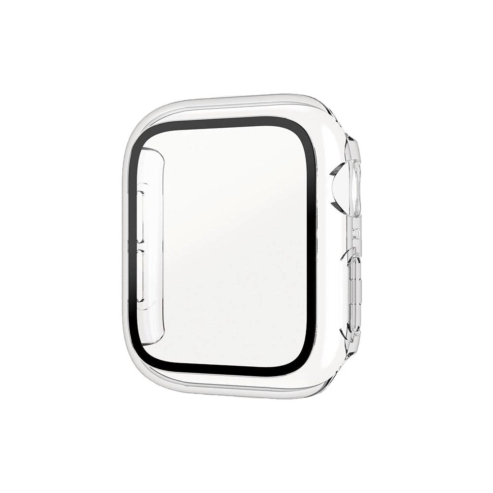 Apple Watch SE/6/5/4 (44mm) PanzerGlass Full Body Protection Skal m. Inbyggt Skärmskydd - Transparent med Svart Ram