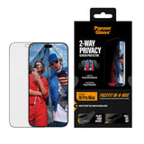 iPhone 18 Pro Max PanzerGlass Ultra Wide Fit Skärmskyddsglas m. FastFit In-A-Box - Privacy - Genomskinlig