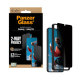Samsung Galaxy S26 PanzerGlass 2-Way Privacy Skärmskydd med EasyAligner - Genomskinlig