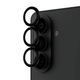 Samsung Galaxy S26 / S26+ (Plus) PanzerGlass Hoops - Kameraskydd - Genomskinlig / Svart Kant