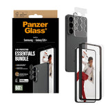 Samsung Galaxy S26+ (Plus) PanzerGlass Hoops 2-in-1 Bundle med EasyAligner / Skärmskydd (UWF) / Hoops Kameraskydd - Genomskinlig
