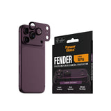 iPhone 18 Pro PanzerGlass FENDER Kameralinsskydd - Dark Cherry