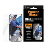 iPhone 18 Pro Max PanzerGlass Skärmskydd Classic Fit med EasyAligner - Genomskinlig
