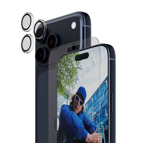 PanzerGlass iPhone 17 Pro Max 2-in-1 Classic Bundle - Skärmskydd + Kameralinsskydd - Genomskinlig