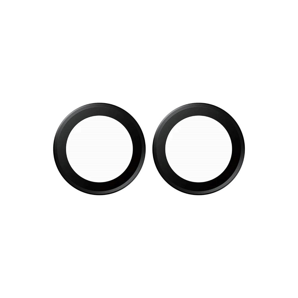 iPhone Duo PanzerGlass Ceramic Hoops Kameralinsskydd med Installationsram - Svart