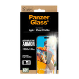 PanzerGlass iPhone 17 Pro Max Ultra Wide Fit Skärmskydd med EasyAligner - Anti-Reflective - Genomskinlig