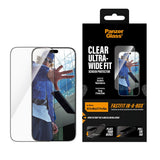 iPhone 18 Pro Max  / 17 Pro Max PanzerGlass Skärmskyddsglas m. FastFit In-A-Box - Ultra Wide Fit - Genomskinlig