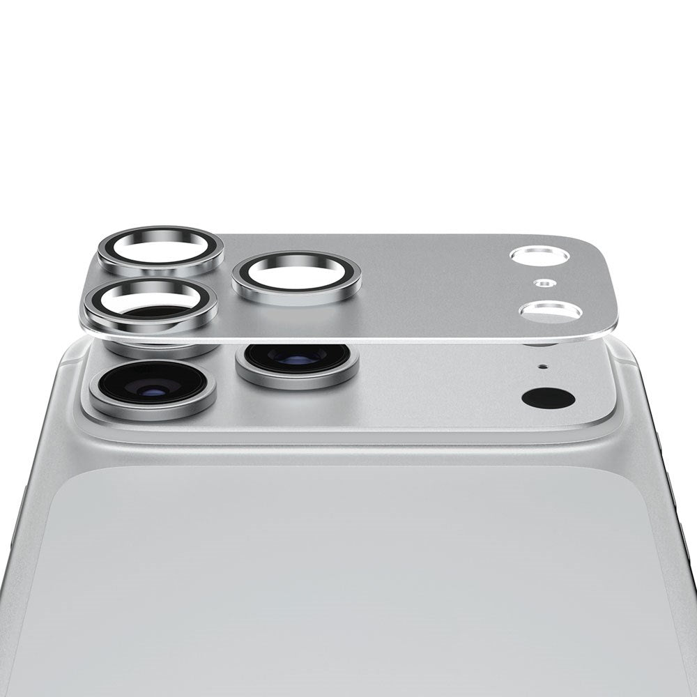 iPhone 18 Pro Max PanzerGlass FENDER Kameralinsskydd - Silver