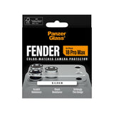 iPhone 18 Pro Max PanzerGlass FENDER Kameralinsskydd - Silver