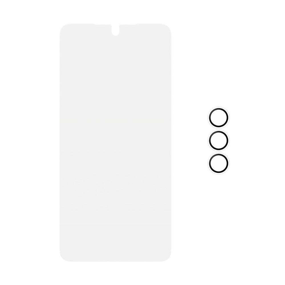 Samsung Galaxy S26 PanzerGlass Hoops 2-in-1 Bundle med EasyAligner / Skärmskydd (UWF) / Hoops Kameraskydd - Genomskinlig