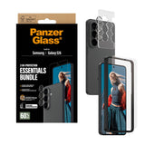 Samsung Galaxy S26 PanzerGlass Hoops 2-in-1 Bundle med EasyAligner / Skärmskydd (UWF) / Hoops Kameraskydd - Genomskinlig