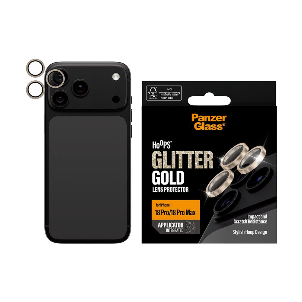iPhone 18 Pro / Pro Max PanzerGlass Hoops - Kameraskydd - Guld