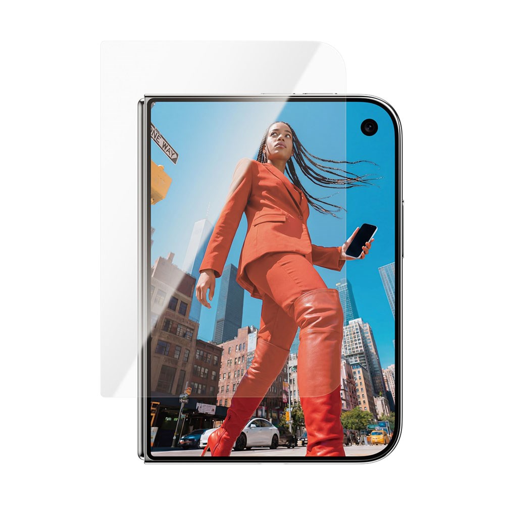 iPhone Duo PanzerGlass Skärmskyddsglas m. FastFit In-A-Box - Ultra Wide Fit - Genomskinlig