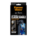 PanzerGlass iPhone 17 Pro 2-in-1 Classic Bundle - Skärmskydd + Kameralinsskydd - Genomskinlig