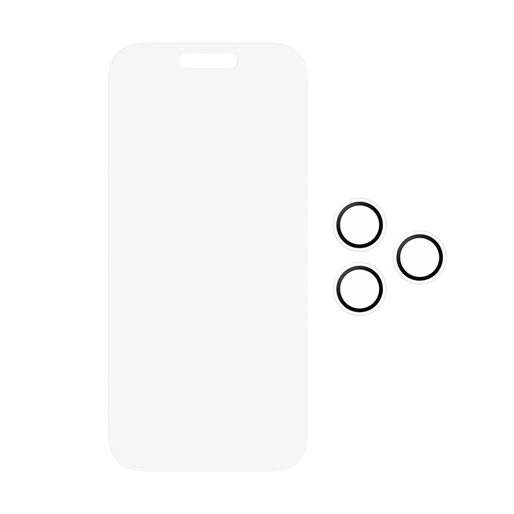 PanzerGlass iPhone 17 Pro 2-in-1 Classic Bundle - Skärmskydd + Kameralinsskydd - Genomskinlig