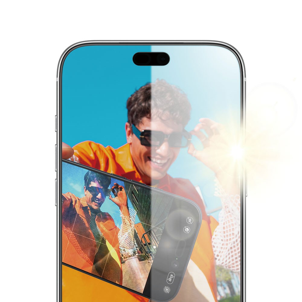 iPhone 18 Pro Max PanzerGlass Skärmskydd med FastFit In-A-Box - Antireflexbeständig - Genomskinlig