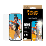 PanzerGlass iPhone Air Ultra Wide Fit Skärmskydd med EasyAligner - Anti-Reflective - Genomskinlig