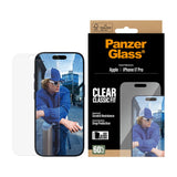PanzerGlass iPhone 17 Pro Skärmskyddsglas med EasyAligner - Classic Fit - Genomskinlig