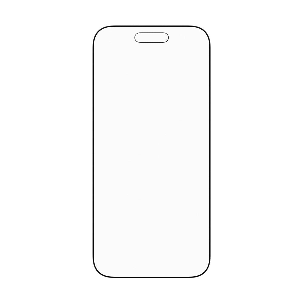 PanzerGlass iPhone Air Stealth Skärmskydd - Ultra-Wide Fit - Genomskinlig / Svart Kant