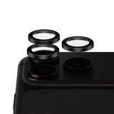 iPhone 18 Pro / Pro Max PanzerGlass Ceramic Hoops Kameralinsskydd med Installationsram - Svart