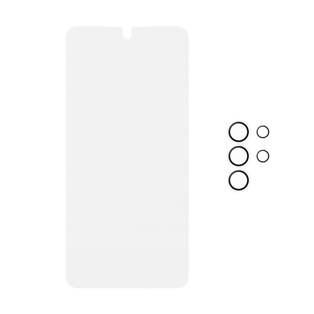Samsung Galaxy S26 Ultra PanzerGlass Hoops 2-in-1 Bundle med EasyAligner / Skärmskydd (UWF) / Hoops Kameraskydd - Genomskinlig