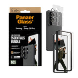Samsung Galaxy S26 Ultra PanzerGlass Hoops 2-in-1 Bundle med EasyAligner / Skärmskydd (UWF) / Hoops Kameraskydd - Genomskinlig