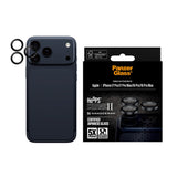 PanzerGlass iPhone 17 Pro / 17 Pro Max / 16 Pro / 16 Pro Max Ceramic Hoops Kameralinsskydd med Installationsram - Svart
