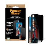 Samsung Galaxy S26+ (Plus) PanzerGlass 2-Way Privacy Skärmskydd med EasyAligner - Genomskinlig