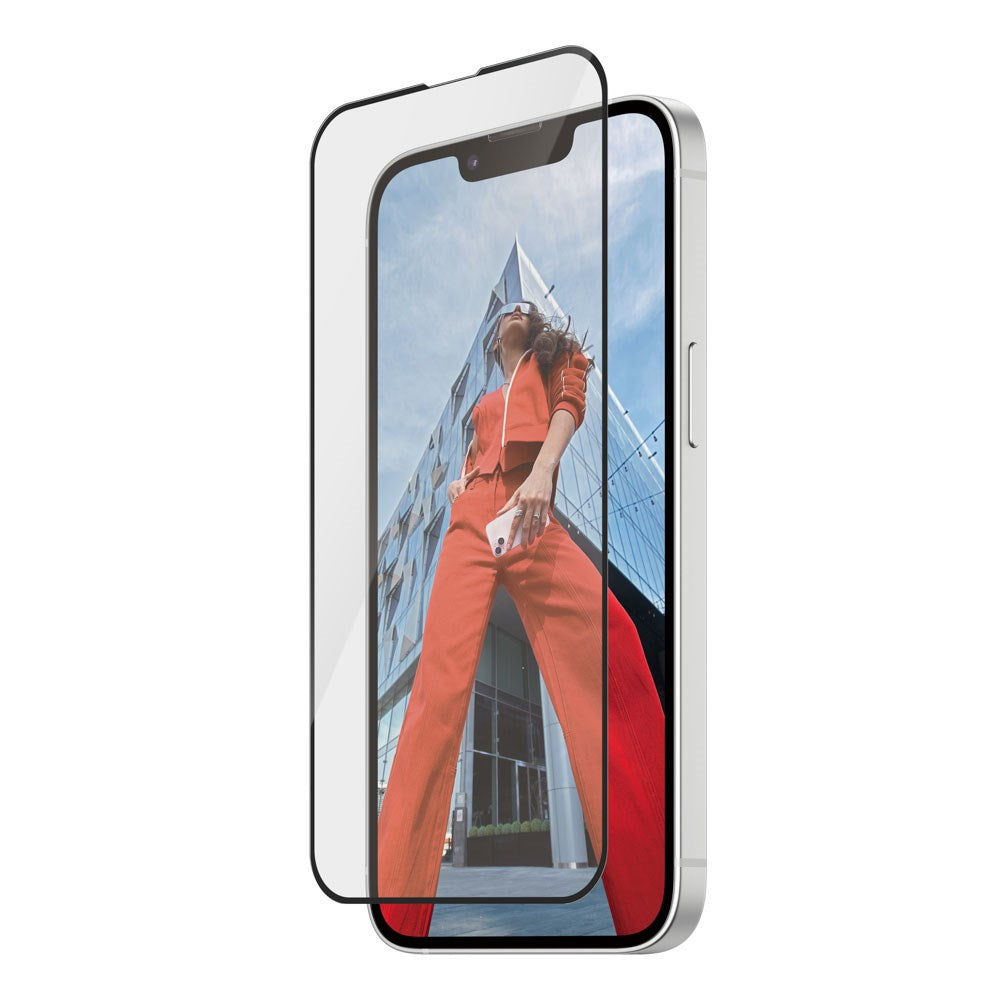 iPhone 17e / 16e / 14 / 13 / 13 Pro PanzerGlass Skärmskyddsglas m. FastFit In-A-Box - Ultra Wide Fit - Genomskinlig