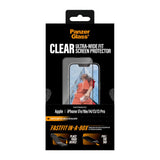 iPhone 17e / 16e / 14 / 13 / 13 Pro PanzerGlass Skärmskyddsglas m. FastFit In-A-Box - Ultra Wide Fit - Genomskinlig