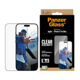 PanzerGlass iPhone 17 Pro Max Skärmskyddsglas med EasyAligner - Ultra Wide Fit - Genomskinlig