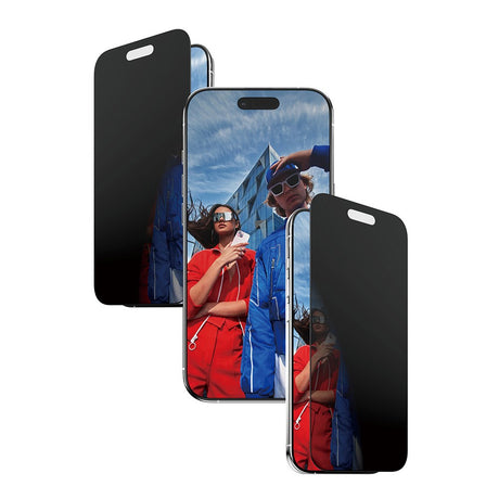 PanzerGlass iPhone Air 2-Way Privacy Skärmskydd - Ultra-Wide Fit - Genomskinlig