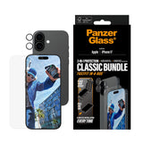 PanzerGlass iPhone 17 2-in-1 Classic Bundle - Skärmskydd + Kameralinsskydd - Genomskinlig