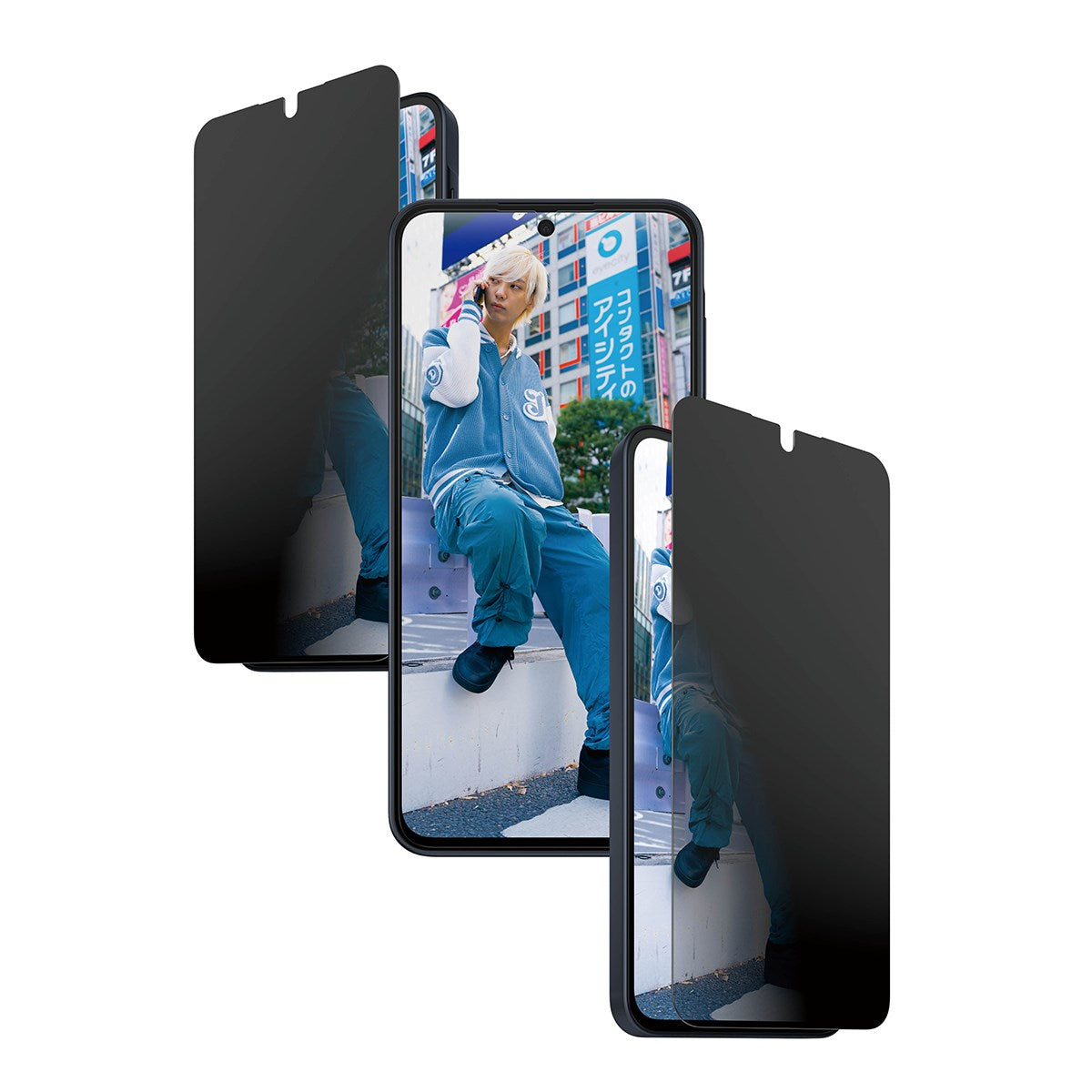 Samsung Galaxy A37 PanzerGlass 2-Way Privacy Skärmskydd med EasyAligner - Genomskinlig