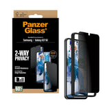 Samsung Galaxy A37 PanzerGlass 2-Way Privacy Skärmskydd med EasyAligner - Genomskinlig