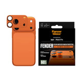 iPhone 17 Pro PanzerGlass FENDER Kameralinsskydd - Cosmic Orange