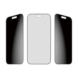 PanzerGlass iPhone 17 / 16 Pro 2-Way Privacy Skärmskydd - Ultra-Wide Fit - Genomskinlig