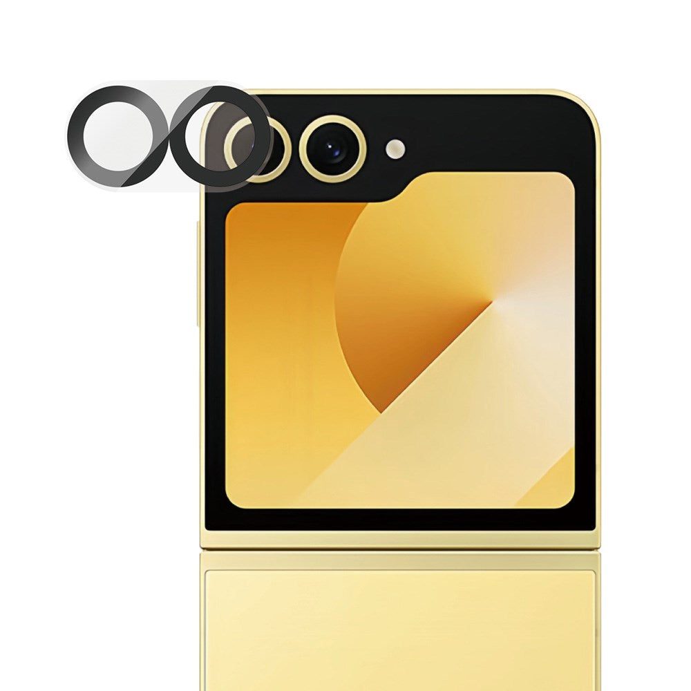 PanzerGlass Samsung Galaxy Z Flip7 FE PicturePerfect Kameralinsskydd - Genomskinlig / Svart