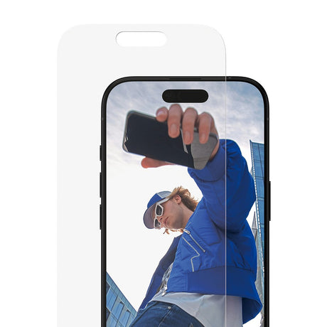 PanzerGlass iPhone 17 / 16 Pro Skärmskyddsglas med EasyAligner - Classic Fit - Genomskinlig
