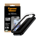 PanzerGlass iPhone 17 / 16 Pro Skärmskyddsglas med EasyAligner - Classic Fit - Genomskinlig