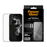 PanzerGlass iPhone 17 / 16 Pro Ceramic Skärmskydd med EasyAligner - Ultra Wide Fit - Genomskinlig