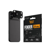 iPhone 18 Pro Max PanzerGlass FENDER Kameralinsskydd - Black Current