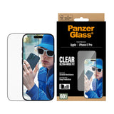 PanzerGlass iPhone 17 Pro Skärmskyddsglas med EasyAligner - Ultra Wide Fit - Genomskinlig