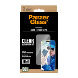 PanzerGlass iPhone 17 Pro Skärmskyddsglas med EasyAligner - Ultra Wide Fit - Genomskinlig